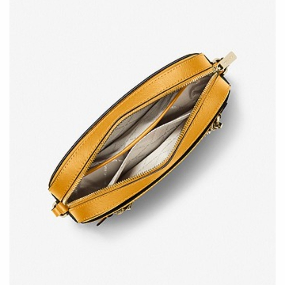 Michael Kors Jet Set Large Leather Crossbody - Picture 3 of 5